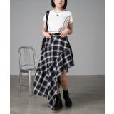 【RAY CASSIN】チェックアシメSK | PAL GROUP OUTLET | 詳細画像34