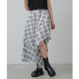 【RAY CASSIN】チェックアシメSK | PAL GROUP OUTLET | 詳細画像3