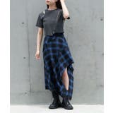【RAY CASSIN】チェックアシメSK | PAL GROUP OUTLET | 詳細画像43