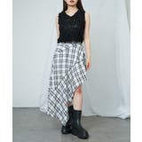 【RAY CASSIN】チェックアシメSK | PAL GROUP OUTLET | 詳細画像4