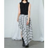 【RAY CASSIN】チェックアシメSK | PAL GROUP OUTLET | 詳細画像6