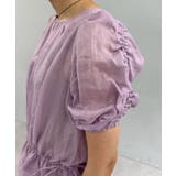 【SHENERY】シアーリネンギャザーブラウス | PAL GROUP OUTLET | 詳細画像15