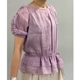 【SHENERY】シアーリネンギャザーブラウス | PAL GROUP OUTLET | 詳細画像7