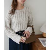 【Discoat】MIX糸ワイドリブプルオーバー | PAL GROUP OUTLET | 詳細画像6