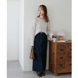 【Discoat】MIX糸ワイドリブプルオーバー | PAL GROUP OUTLET | 詳細画像7