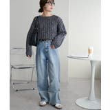 【Discoat】MIX糸ワイドリブプルオーバー | PAL GROUP OUTLET | 詳細画像12