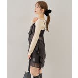【Chico】フリルキャミOPボレロSET | PAL GROUP OUTLET | 詳細画像9