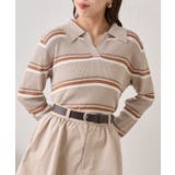 BEI | 【Chico】マルチボーダーシアーラメニット | PAL GROUP OUTLET