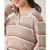 【Chico】マルチボーダーシアーラメニット | PAL GROUP OUTLET | 詳細画像2