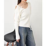 【RAY CASSIN】デザインワンショルニット | PAL GROUP OUTLET | 詳細画像5