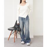 【RAY CASSIN】デザインワンショルニット | PAL GROUP OUTLET | 詳細画像6