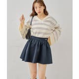 【Chico】ボリュームフレアサテンライクミニSK | PAL GROUP OUTLET | 詳細画像15