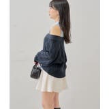 【Chico】ボリュームフレアサテンライクミニSK | PAL GROUP OUTLET | 詳細画像2