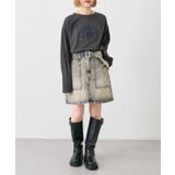 【w closet】デニム台形スカート | PAL GROUP OUTLET | 詳細画像9