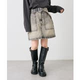 【w closet】デニム台形スカート | PAL GROUP OUTLET | 詳細画像1