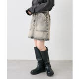 【w closet】デニム台形スカート | PAL GROUP OUTLET | 詳細画像3