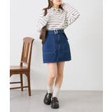 【w closet】デニム台形スカート | PAL GROUP OUTLET | 詳細画像20