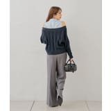 【Chico】ノースリSH＋オフショルニット | PAL GROUP OUTLET | 詳細画像9 