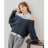 【Chico】ノースリSH＋オフショルニット | PAL GROUP OUTLET | 詳細画像1 