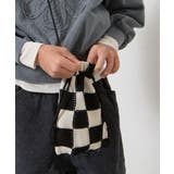 BLACK | 【CIAOPANIC TYPY】アソート柄ニット巾着BAG | PAL GROUP OUTLET