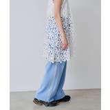 【Kastane】PIGMENT DYE WIDE TRACK PANTS | PAL GROUP OUTLET | 詳細画像7