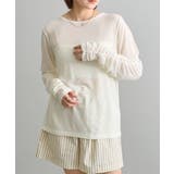 IVO | 【mystic】袖ギャザーシアーカットソー | PAL GROUP OUTLET