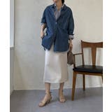 【DouDou】ミディ丈ボンディングスカート | PAL GROUP OUTLET | 詳細画像3