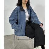 【WHO'S WHO gallery】ストライプデニムジップジャケット | PAL GROUP OUTLET | 詳細画像9