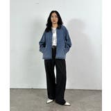 【WHO'S WHO gallery】ストライプデニムジップジャケット | PAL GROUP OUTLET | 詳細画像10