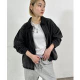 【WHO'S WHO gallery】ストライプデニムジップジャケット | PAL GROUP OUTLET | 詳細画像1