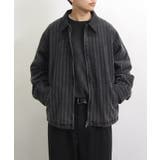 【WHO'S WHO gallery】ストライプデニムジップジャケット | PAL GROUP OUTLET | 詳細画像3