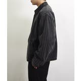 【WHO'S WHO gallery】ストライプデニムジップジャケット | PAL GROUP OUTLET | 詳細画像4