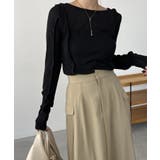 【CAPRICIEUX LE'MAGE】サイドプリーツSK | PAL GROUP OUTLET | 詳細画像5