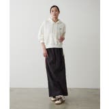 【earthy_】配色切替ラインナイロンスカート | PAL GROUP OUTLET | 詳細画像11