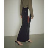 【earthy_】配色切替ラインナイロンスカート | PAL GROUP OUTLET | 詳細画像7