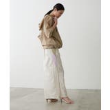 【earthy_】配色切替ラインナイロンスカート | PAL GROUP OUTLET | 詳細画像38