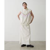 【earthy_】配色切替ラインナイロンスカート | PAL GROUP OUTLET | 詳細画像40