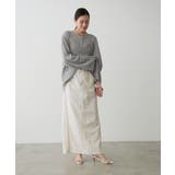 【earthy_】配色切替ラインナイロンスカート | PAL GROUP OUTLET | 詳細画像27