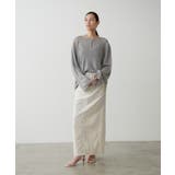 【earthy_】配色切替ラインナイロンスカート | PAL GROUP OUTLET | 詳細画像28