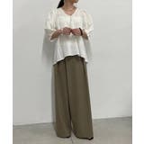 【Omekashi】Uネックボリュームスリーブブラウス | PAL GROUP OUTLET | 詳細画像27