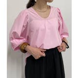 【Omekashi】Uネックボリュームスリーブブラウス | PAL GROUP OUTLET | 詳細画像48