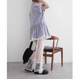 【w closet】ストライプ半袖ミニOPSH | PAL GROUP OUTLET | 詳細画像12 