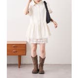 【w closet】ストライプ半袖ミニOPSH | PAL GROUP OUTLET | 詳細画像18 