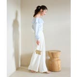 【La boutique BonBon】スパンコールラッフルオフショルKN | PAL GROUP OUTLET | 詳細画像19
