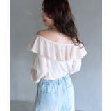 【La boutique BonBon】スパンコールラッフルオフショルKN | PAL GROUP OUTLET | 詳細画像31