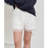 WHT | 【RAY CASSIN】レースフリルティアードミニスカパン | PAL GROUP OUTLET