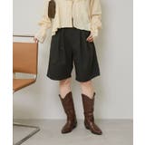 BLK | 【Kastane】タックハーフパンツ | PAL GROUP OUTLET