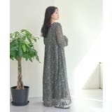 2WAY花柄ボリュームスリーブロングワンピース | PAL GROUP OUTLET | 詳細画像2