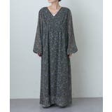 2WAY花柄ボリュームスリーブロングワンピース | PAL GROUP OUTLET | 詳細画像7