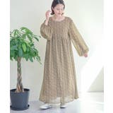 YELLOW | 2WAY花柄ボリュームスリーブロングワンピース | PAL GROUP OUTLET